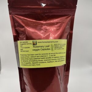 Honey Bee Nanny Rosemary Leaf 300 Capsules